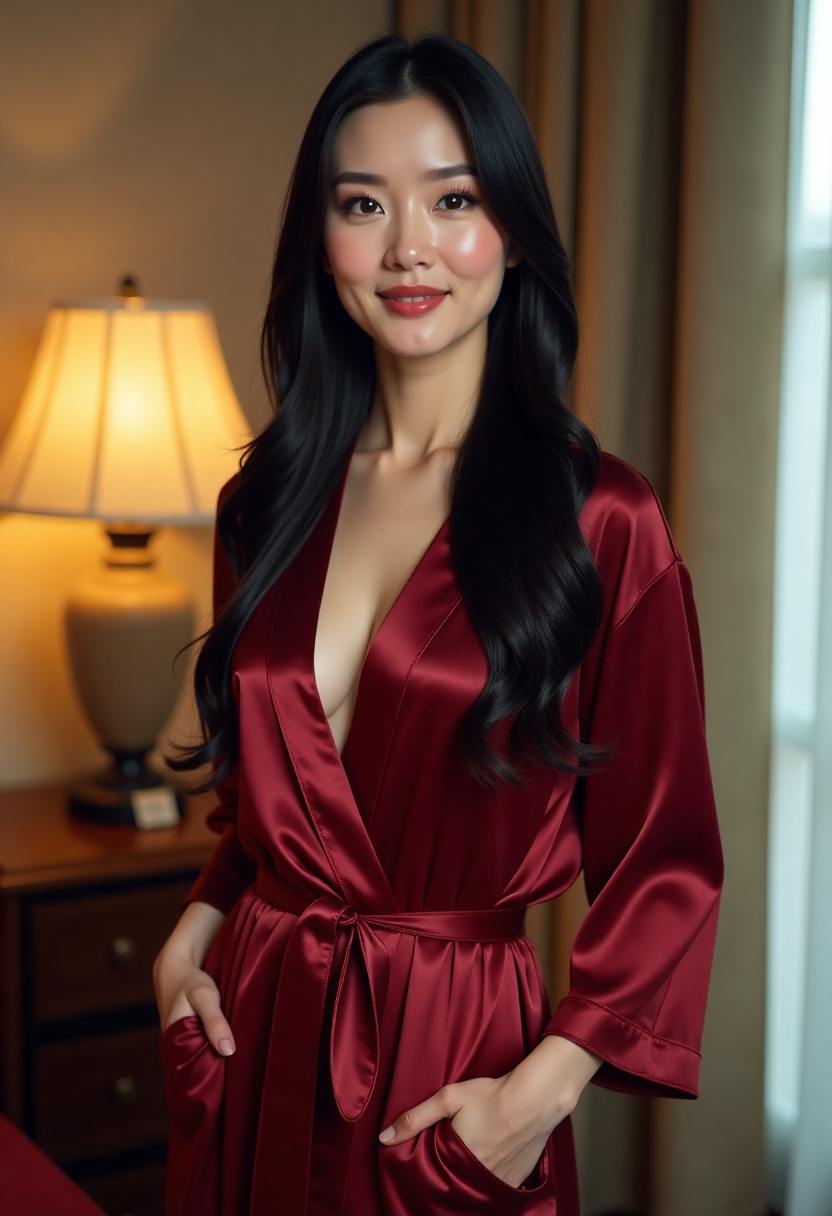 傍晚楼道里向远处延伸的光线